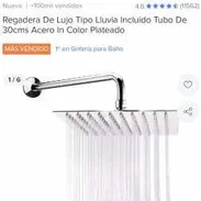 Regaderas para ducha cuadrada, color plata. - Img 52179017