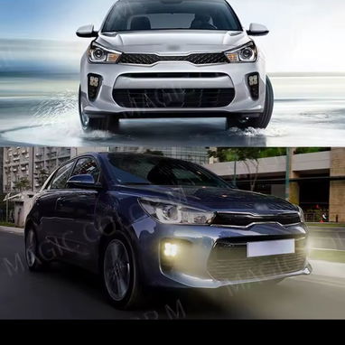 Pareja de Neblineros e intermitentes de Kia Rio 2016-2020 trae las dos opciones con su arnés y botón para usar desde el - Img 113953730