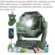 Ventiladores recargables 20mil mah 50usd color negro - Img 51265204