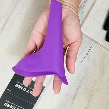 Orinal femenino silicona médica orinal embudo de pie orinal de viaje postparto postoperatorio - Img 119385054
