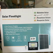 LÁMPARA SOLAR CON PANEL SOLAR - Img 54699863