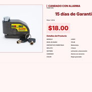 CANDADO CON ALARMA VPT#-0066 - Img 55218792