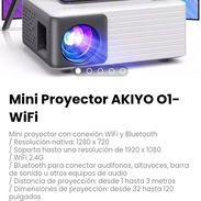 Mini Proyector AKIYO O1-WiFi. Compatible con Fire TV Stick y Chromcast - Img 53660785