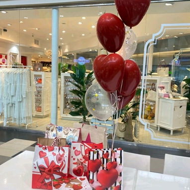 馃巿Set de 15 globos de coraz贸n y confeti $2000 - Img 114315663