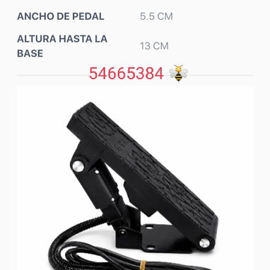 Pedal acelerador de pie vehículos eléctricos - 4/4
