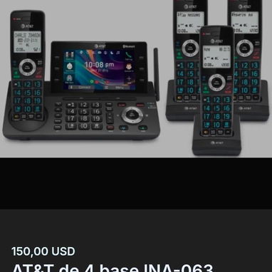 Telefonos inalambricos, de 1, 2, 3 ,4 y 5 bases - Img 125027335