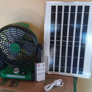 Ventiladores recargables con panel solar y mando - Img 57157765