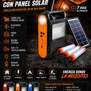 ‼️RADIO + LINTERNA + PANEL SOLAR + BLUETOOTH‼️ - Img 55493631