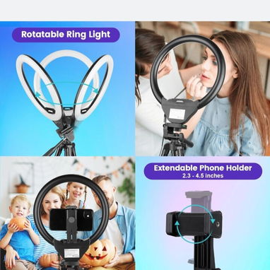 Aro de luz RGB con tripode - 3/6