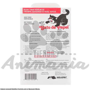 TRAMPA DE PEGAMENTO PARA RATAS GATO DE PAPEL ( 13.5 x 20 cm.) - Img 122826815