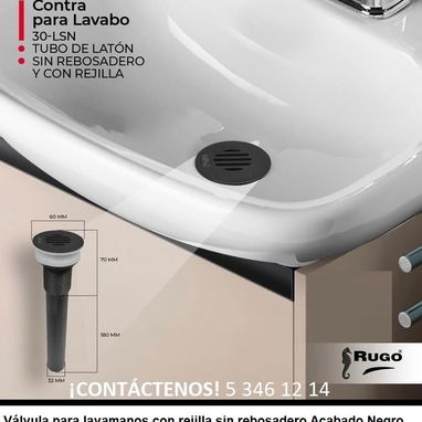 Válvulas para Lavamanos (Marca RUGO) - Img 120553394
