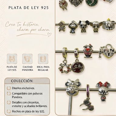 Charms copia 1x1 plata 925 Pandora SPARKLE✨ - Img 123765851