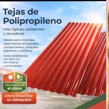 Tejas plasticas de polipropileno - 2/2