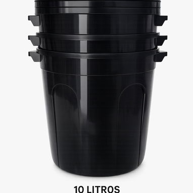 Cesto de pedal negro 7 litros 8000 cup - 2/2