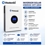 Inversor Solar Híbrido VoolexGo 6300W / 120V-240V Inversor Solar Híbrido Off-Grid VoolexGo 6300W / 120V-240V (Solamente - Img 58294973