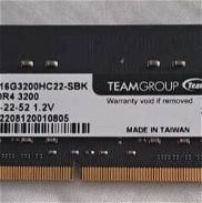 Vendo memoria ram DDR4 16gb buss 3200 con disipación de laptop en 12mil cup interesados llamar o escribir po - Img 45907925