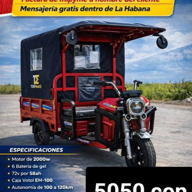 Tengo varias ofertas de triciclo ctc ya llame al 1 número trato presencial pago efectivo de asepta pago por euro - 7/7