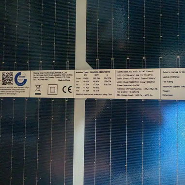 Panel solar Bifacial 620w Ronma precio $200 USD Mensajería Adicional Garantía 1 mes  Papeles	Certifico de venta - 2/2