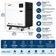 Inversor todo en de 3kw con 7 de batería 🔋. - Img 57425026