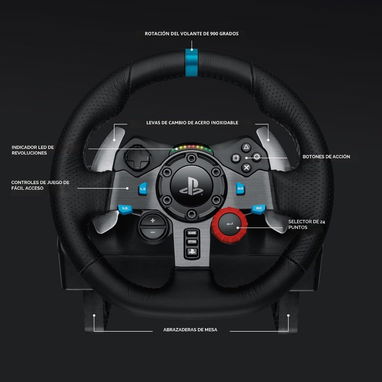 Volante Logitech G29 con pedales para PlayStation y PC - 4/5