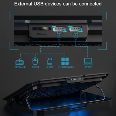 🍒Stand de enfriamiento KeiBn S039 para laptops🍒NUEVO EN CAJA - 5/7