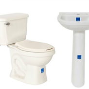 Tasa de baño y lavamanos con pedestal Corona - Img 55722903