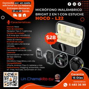 🎙️ INALAMBRICOS 🎙️ MICRÓFONOS INALÁMBRICO CON ESTUCHE DE CARGA HOCO. FACTURA Y GARANTÍA. TL 54833699 - Img 53436803