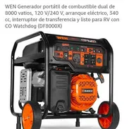 GENERADOR WEN DUALFUEL 8000W (Gasolina y gas de balita) - Img 56907417