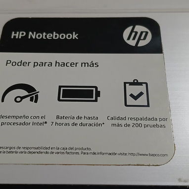 Lapto HP dañada la bateria,todo lo demas bien.Precio $191.Tel 52670189 - Img 123841380