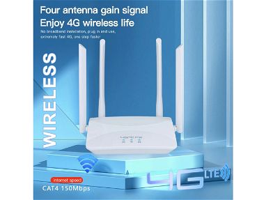 ✳️ Modem WIFI NUEVO 🛍️ Router 4G Original SUPER CALIDAD  Ruter Wifi Funciona con la Red de Etecsa - Img main-image-45376151