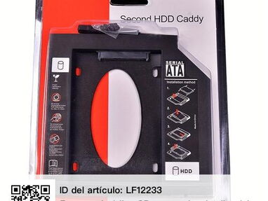 Adaptador CADDY/ CADDY Adaptador /cady / adaptador caddy para agregar discos por la vía del quemador - Img main-image