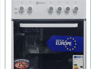 Cocina de horno de 4 ornillas  Disponible en gris y blanco  A 480 - Img main-image
