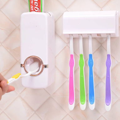Dispensadores de pasta con porta cepillos nuevos sellados - Img 123283457