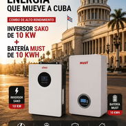 Inversor Sako 10 kw 110 y 220 Bateria Must 10 kwh 51.2v 200ah 5200 usd - Img main-image-56577616