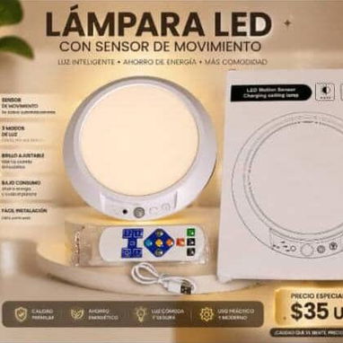 Lámpara recargable con sensor de movimiento - 2/4