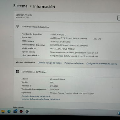 Laptop Acer acabada de llegar de EEUU - 3/3