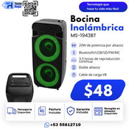 Bocina Bluetooth 6.5" MS-1943BT - Img 56621960