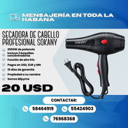 Secadora de Cabello Profesional SOKANY💰 Precio: $20 USD 🛡️ Garantía: 15 días Dale a tu cabello el acabado que deseas - Img 57547736