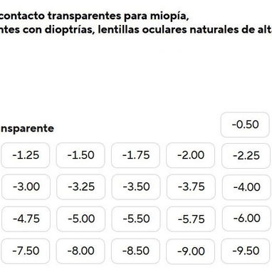 Lentes de contacto graduados para miopía de -0,50 al -10.00, blanditos de silicona - Img 123811094