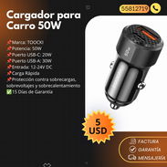CARGADOR DE CARRO 50W - Img 55721807