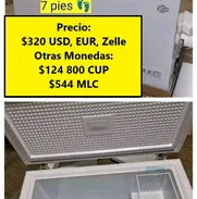 Neveras de 7 pies, con garantía de un año - Img 47398902