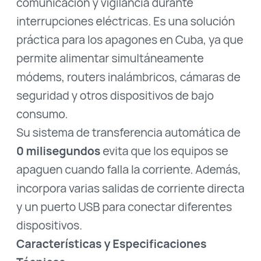 Mini UPS 10000 W - 2/5