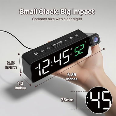 Reloj de mesa con Proyector Netzu - con la comodidad de proyectar la hora en la pared o techo - 6/6