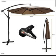 Sombrilla de brazo y de tubo para exterior y terraza - Img 56944354