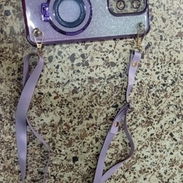 Cover de Xiaomi Redmi 15C/ Xiaomi Poco C85 de brillo morado con accesorio de cinta para colgar - Img 54400684