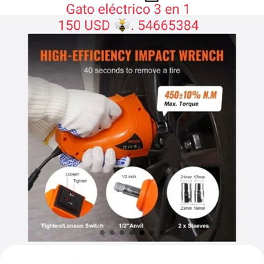 Gato eléctrico 3 en 1 - 5/7
