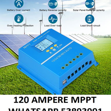 REGULADOR CONTROLADOR SOLAR MPPT 120 AMP MULTISISTEMA EN SU CAJA - Img 118571548