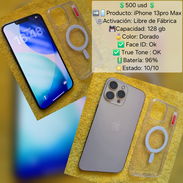 IPhone 13pro Max dorado,batería en 96%,todo original,vendo o cambio solo por iPhone o Samsung s23 o s24 ultra y vuelto - Img 56526869