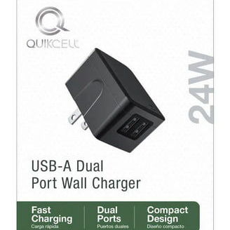 Quikcell Dual Port Wall Charger 2 USB-A x 12W-24W | videojuegoshabana.com - Img 122636032