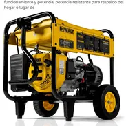 Planta Eléctrica Gas y Gasolina DeWalt 8000W Generador Portátil - Img 55470753